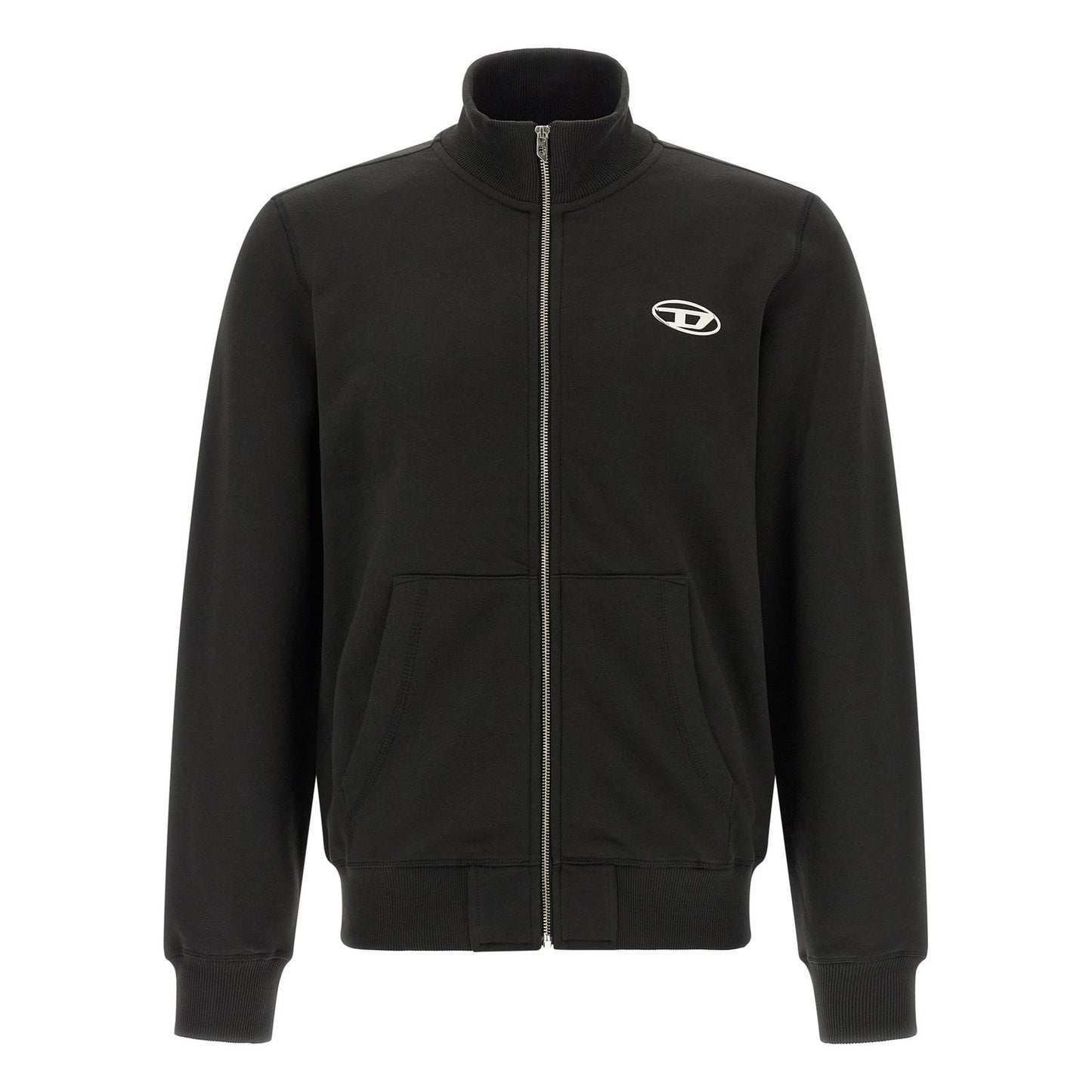 Diesel Black Cotton Sweatshirt