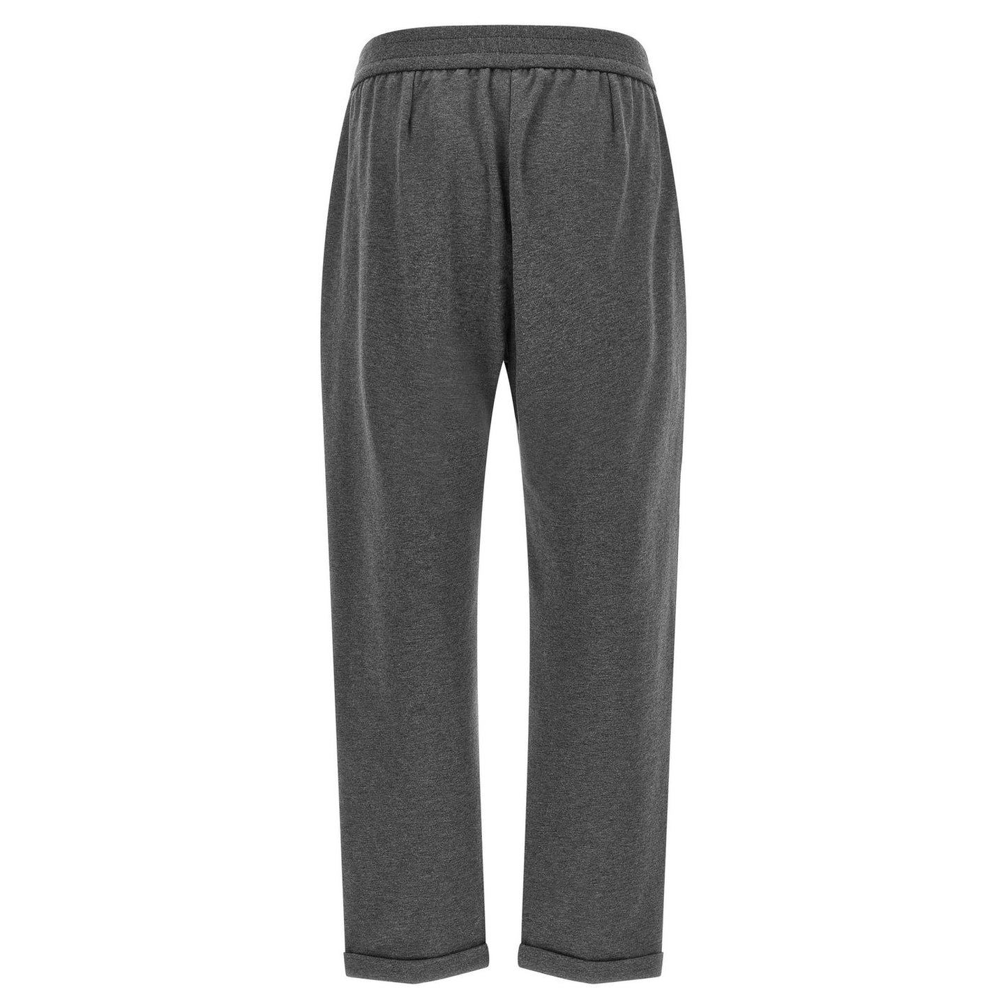 Brunello Cucinelli Gray Cotton Casual Pants