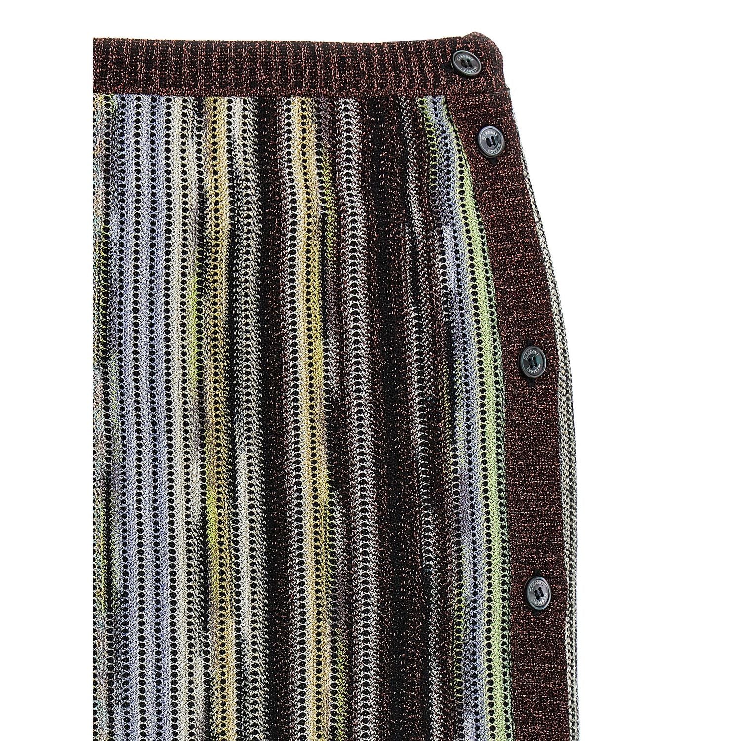 Missoni Multicolor Viscose Long Skirt