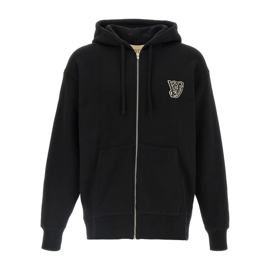 Valentino Garavani Black Cotton Sweatshirt