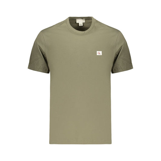 Calvin Klein Green Cotton Men's T-Shirt