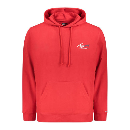 Tommy Hilfiger Red Cotton Men's Sweatshirt
