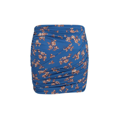 Magda Butrym Blue Polyamide Mini Skirt
