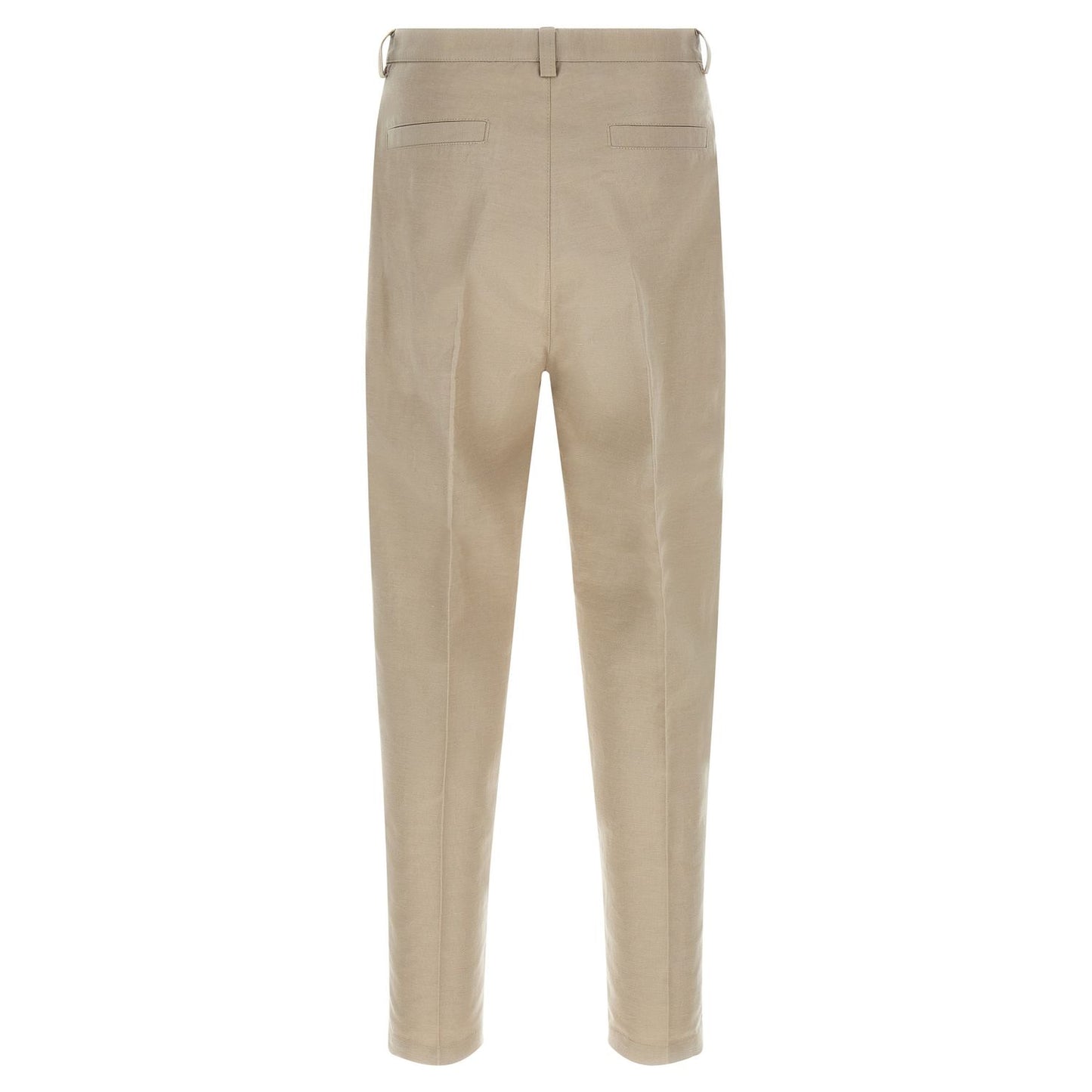 Brunello Cucinelli Brown Cotton Casual Pants