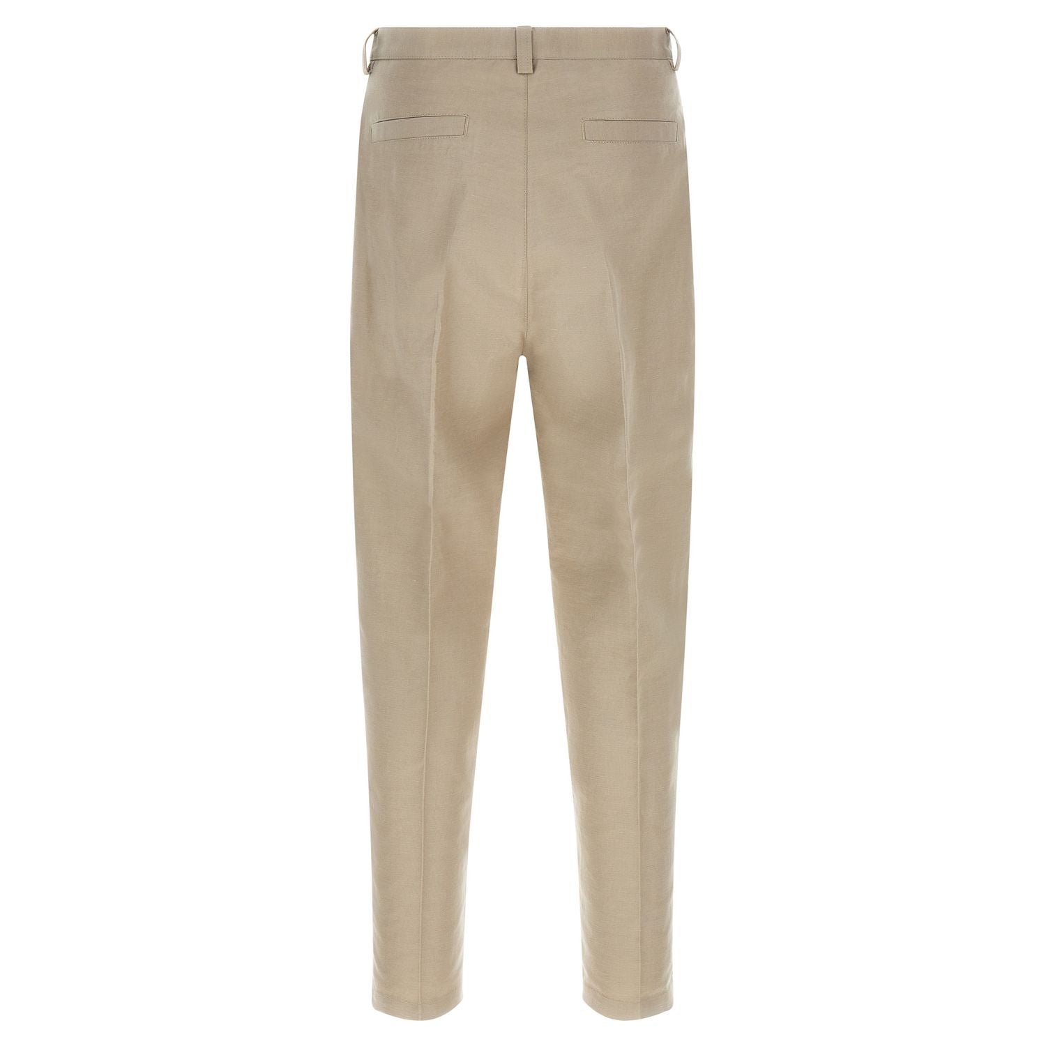 Brunello Cucinelli Brown Cotton Casual Pants
