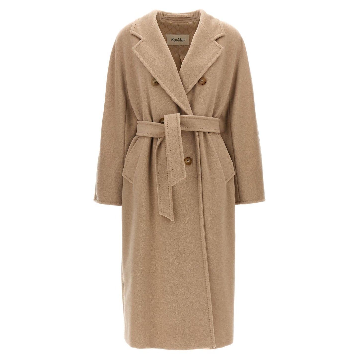 Max Mara Beige Virgin Wool Coat