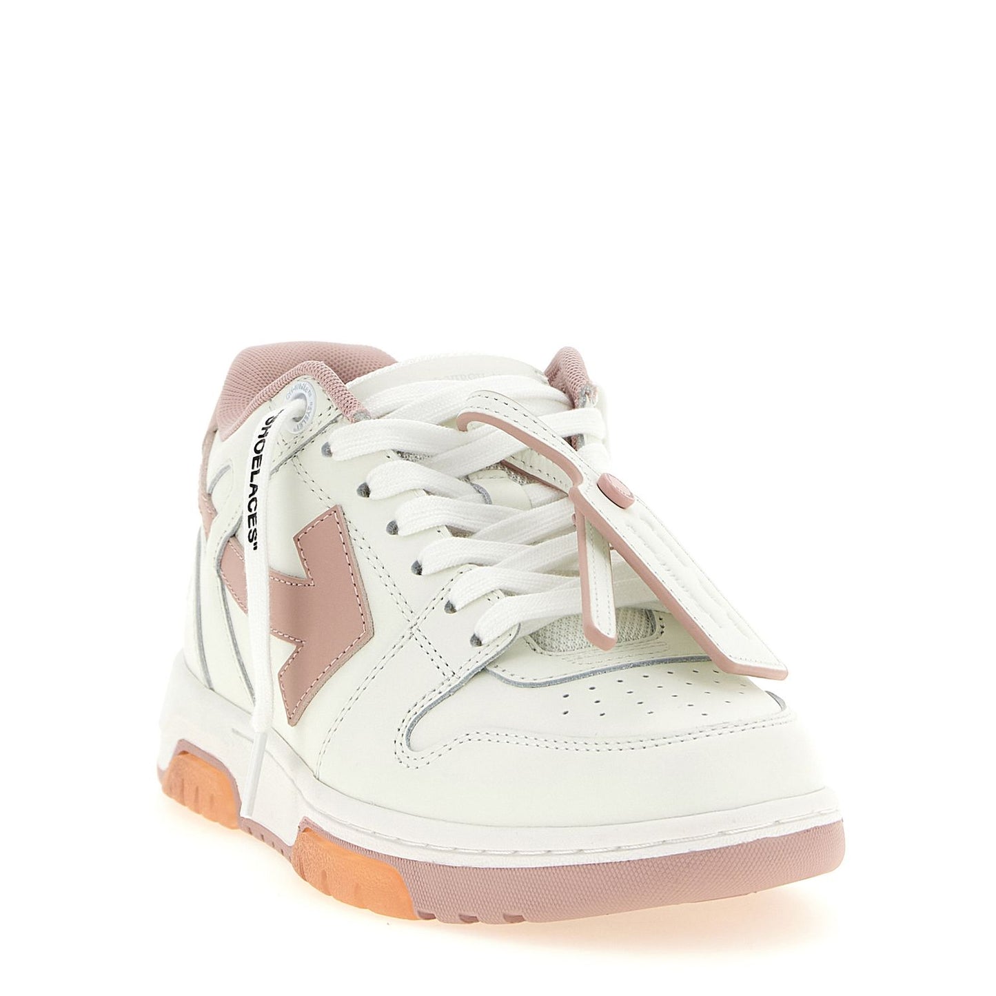 Off-White Multicolor Calfskin Athletic Sneakers