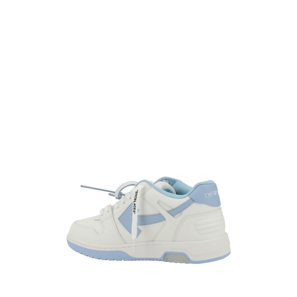 Off-White White Calf Leather Bos Taurus Athletic Sneakers