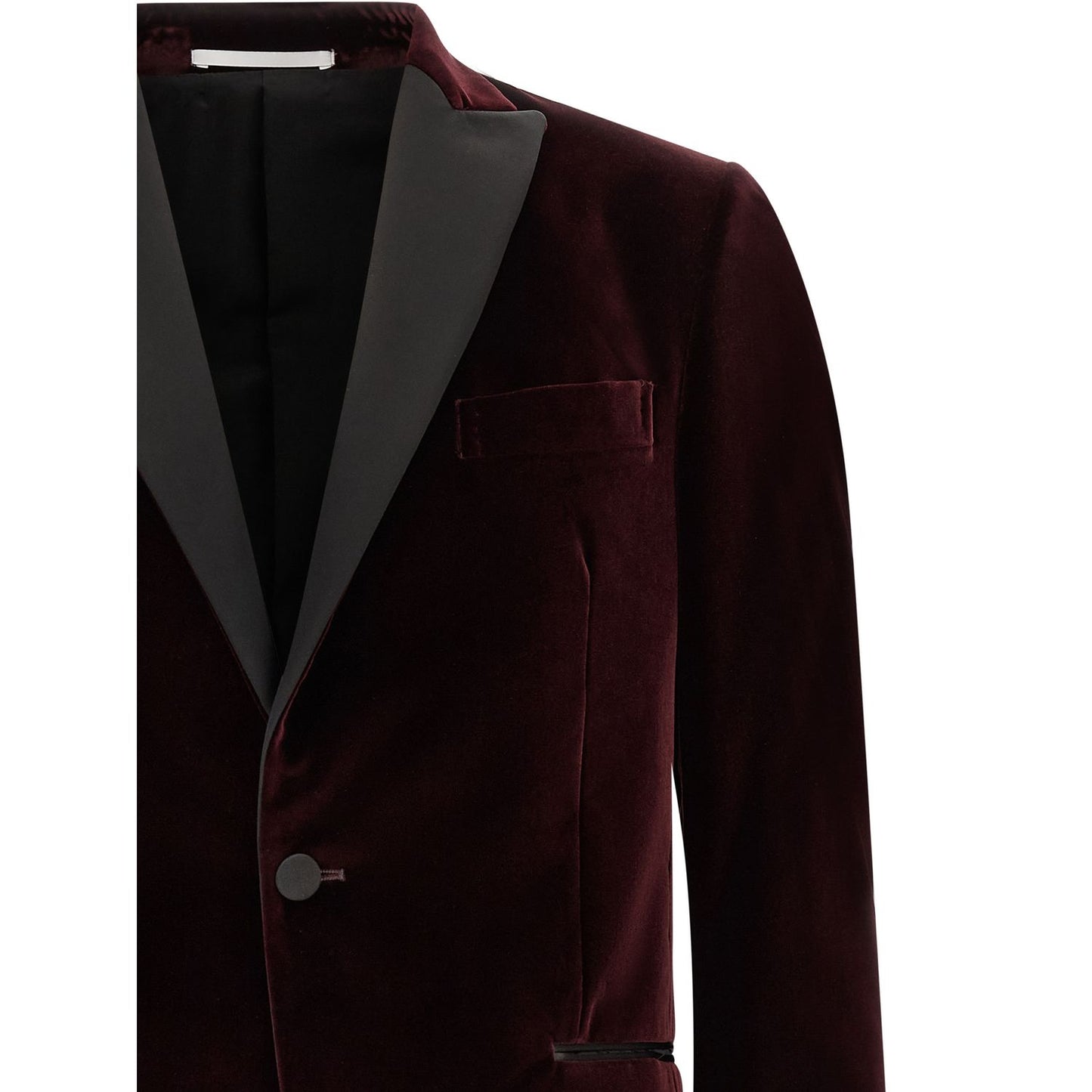 Pal Zileri Bordeaux Cotton Blazer