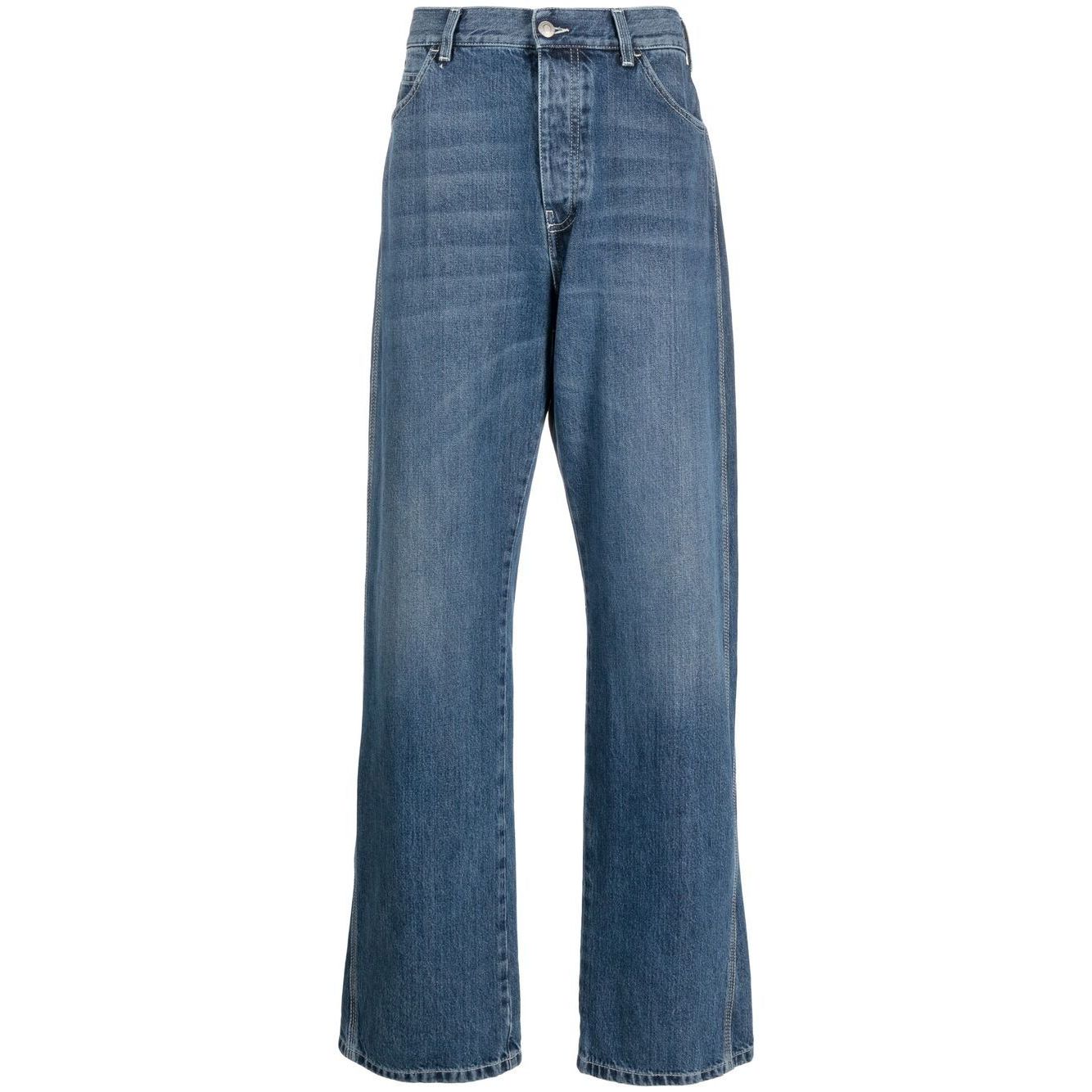 Alexander Mcqueen wide-leg panelled jeans Jeans