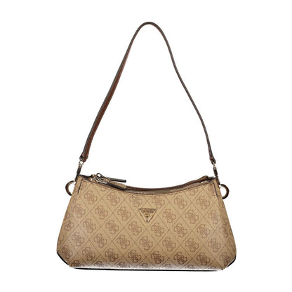 Guess Jeans Beige Polyurethane Women's Bag