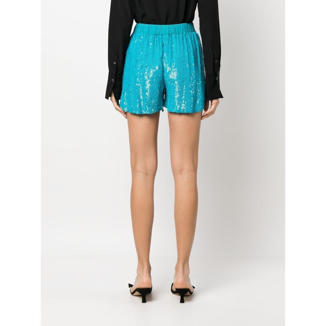 Parosh Shorts Clear Blue D210552GLARE032