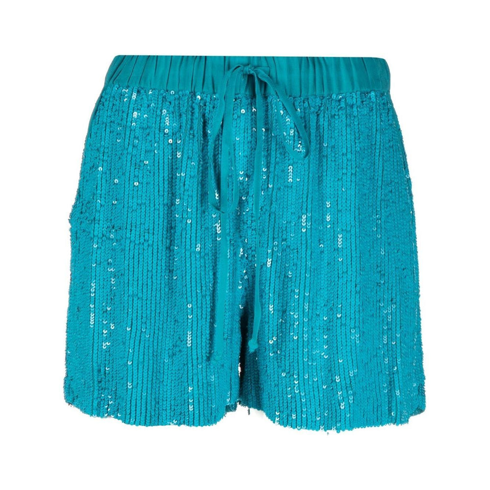 Parosh Shorts Clear Blue D210552GLARE032
