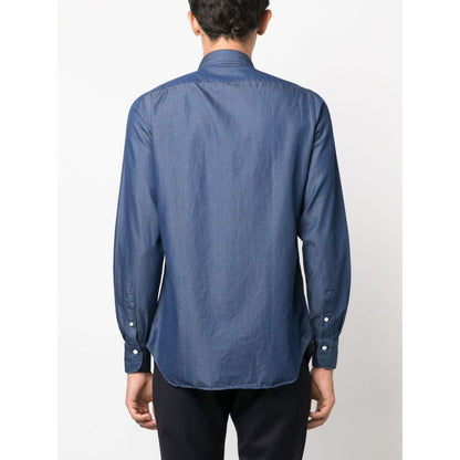 FINAMORE 1925 NAPOLI Shirts Blue Shirts