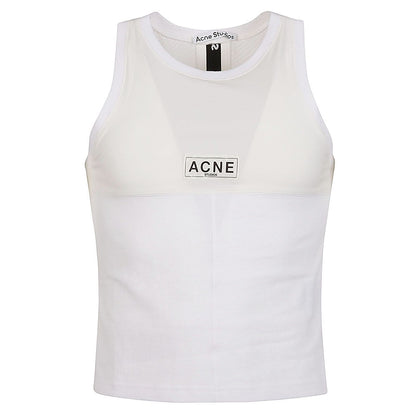 Acne Studios Top White Topwear