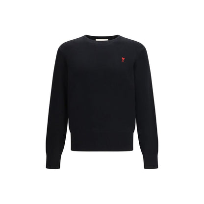 Ami Paris Black Wool Oves Aries Sweatshirt