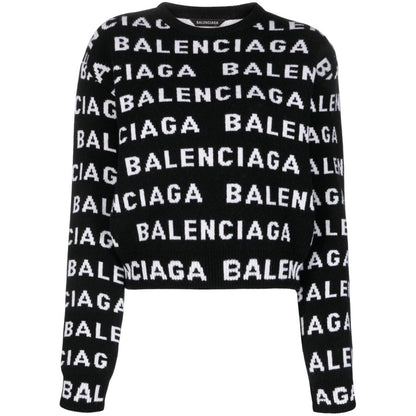 Balenciaga Logo wool sweater