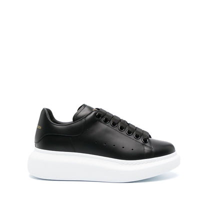 Alexander McQueen Black Leather Sneakers