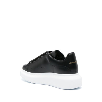 Alexander McQueen Black Leather Sneakers