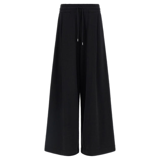 Dries Van Noten Black Cotton Athletic Pants