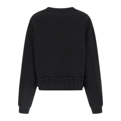 Dries Van Noten Black Cotton Sweatshirt
