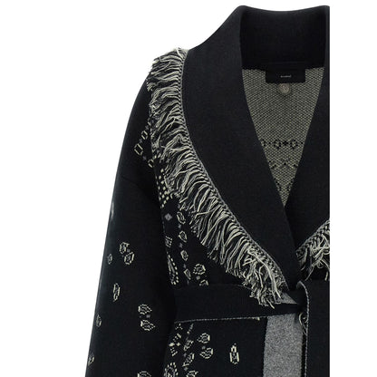 Alanui Black Cashmere Cardigan