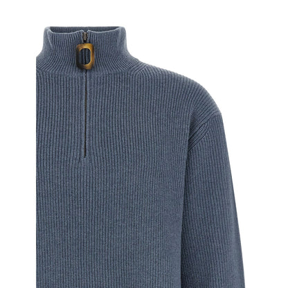 J.W.Anderson Blue Wool Cardigan