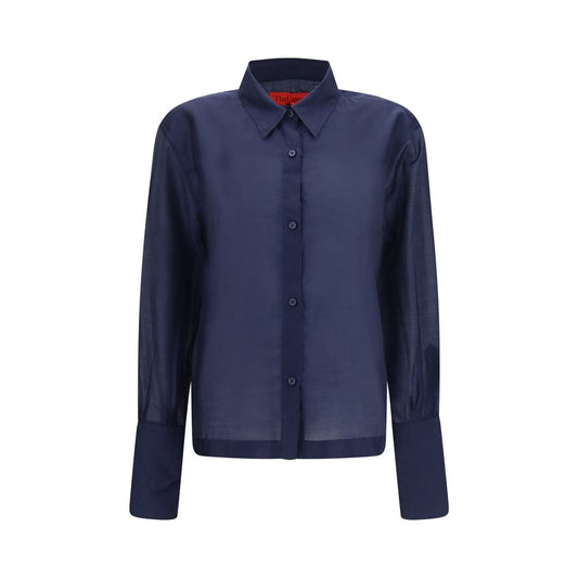 The Latest Blue Wool Oves Aries Dress Shirt