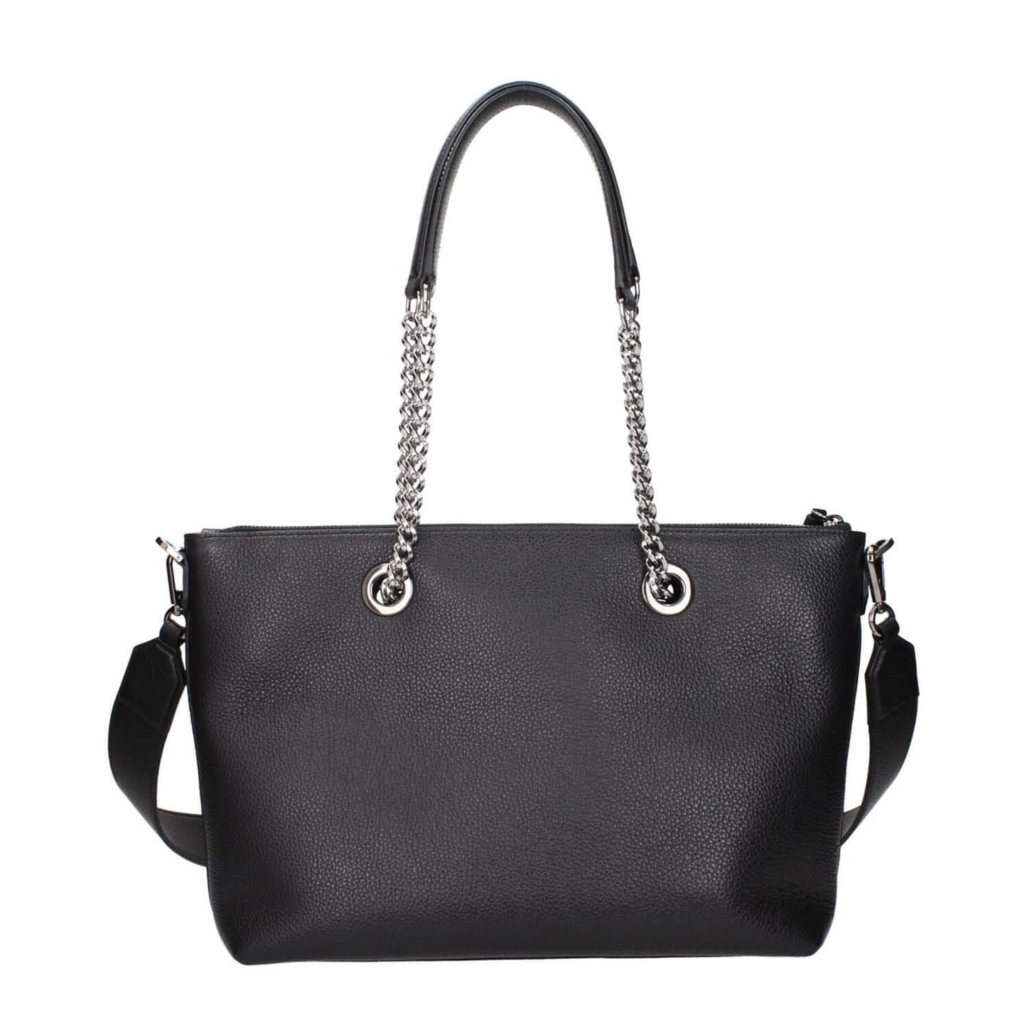 Jimmy Choo Black Leather Shoulder Bag