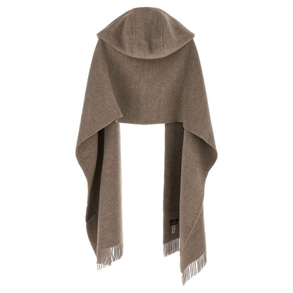 Brunello Cucinelli Brown Wool Scarf