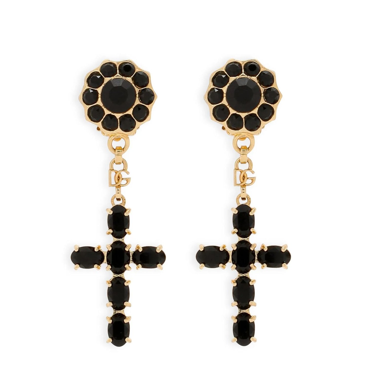 Dolce & Gabbana Gold Brass Earrings