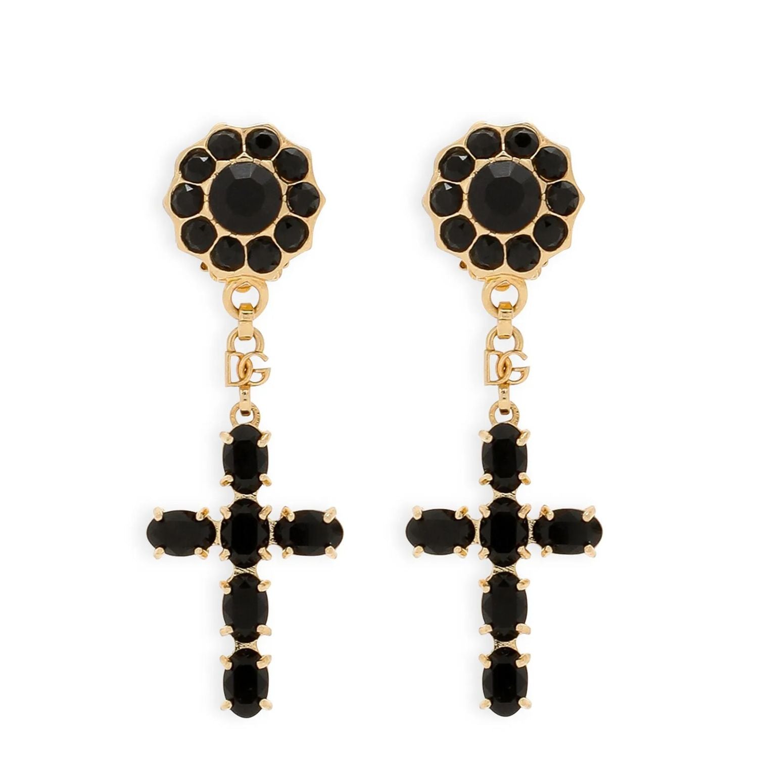 Dolce & Gabbana Gold Brass Earrings