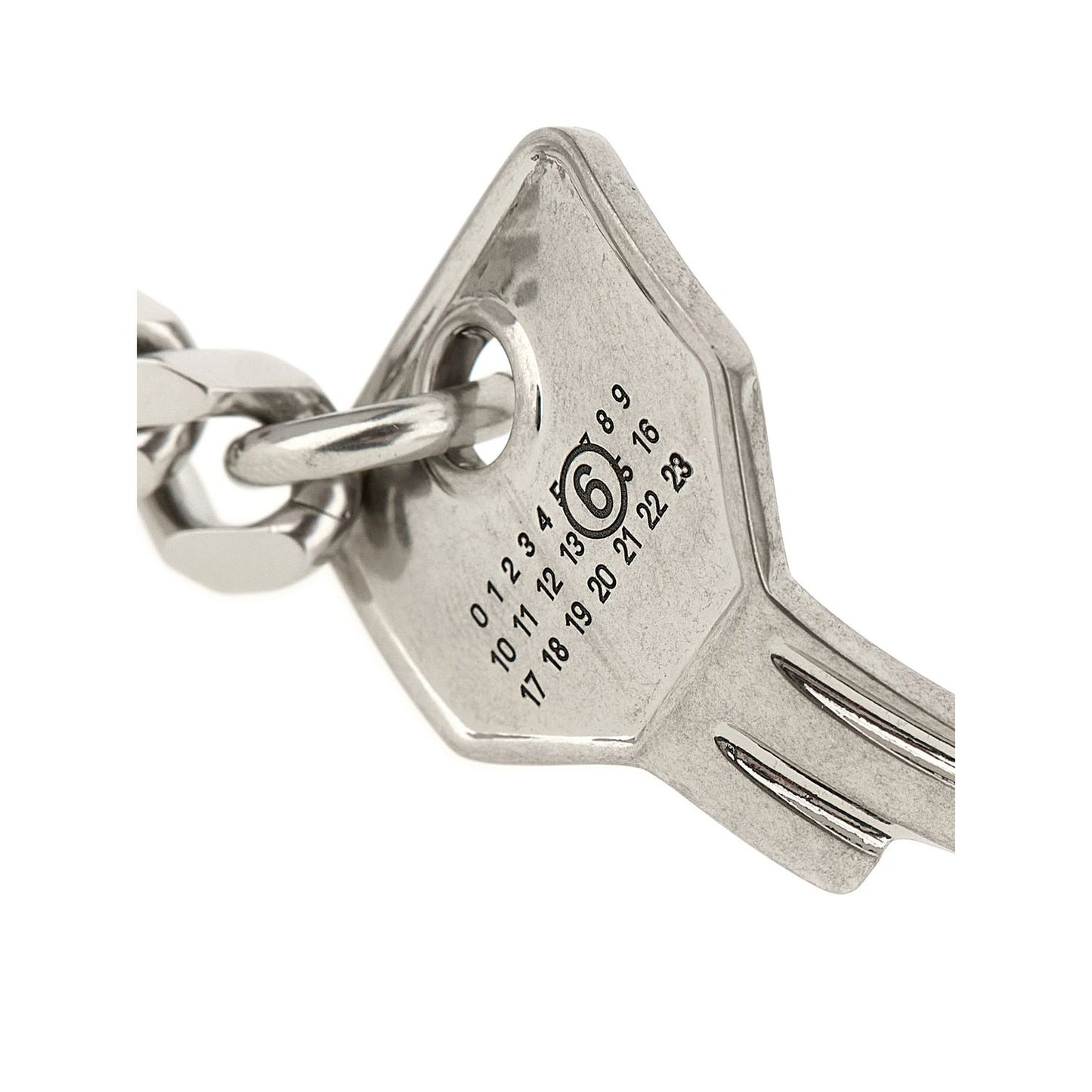 MM6 Maison Margiela Silver Brass Bracelet