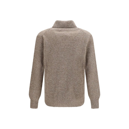 Brooksfield Beige Wool Oves Aries Cardigan