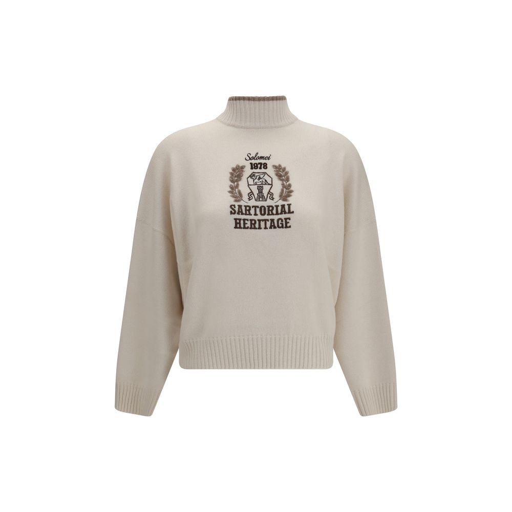 Brunello Cucinelli White Cashmere Sweater