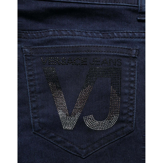 Versace Jeans Couture Blue High Waist Skinny Denim Trouser Jeans