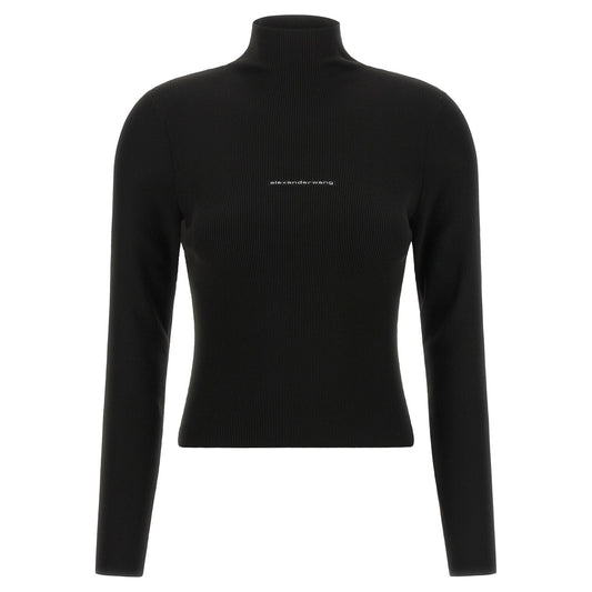 Alexander Wang Black Polyamide Cardigan