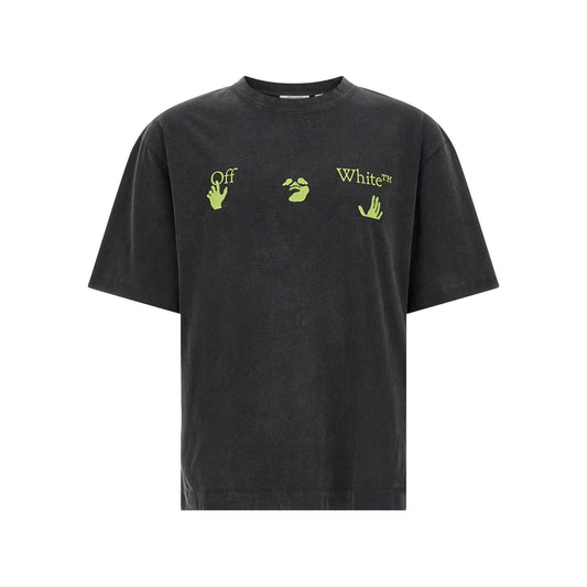 Off-White Black Cotton T-Shirt