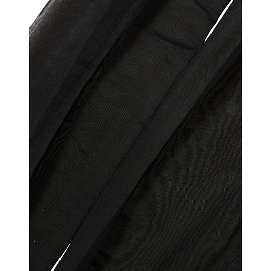 Dolce & Gabbana Black Nylon Sheer Tights Stockings Pantyhose Socks