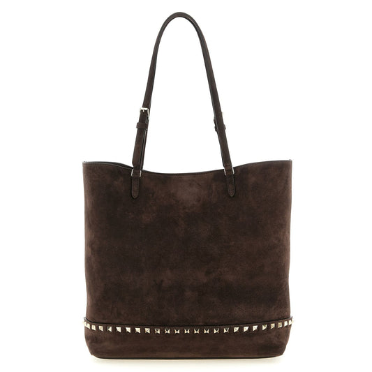 Valentino Garavani Brown Calfskin Shoulder Bag