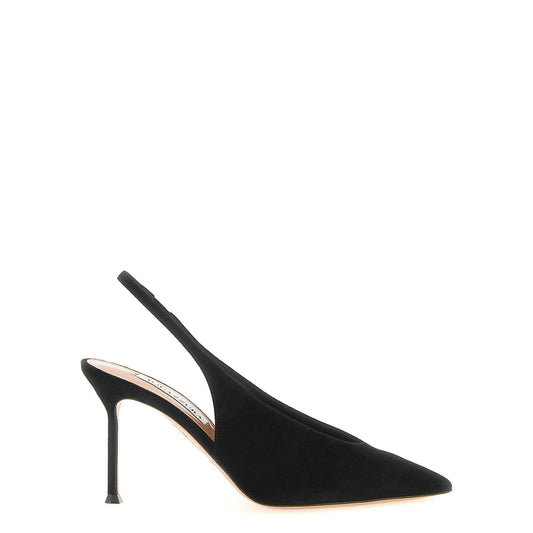 Aquazzura Black Calfskin High Heel Pumps