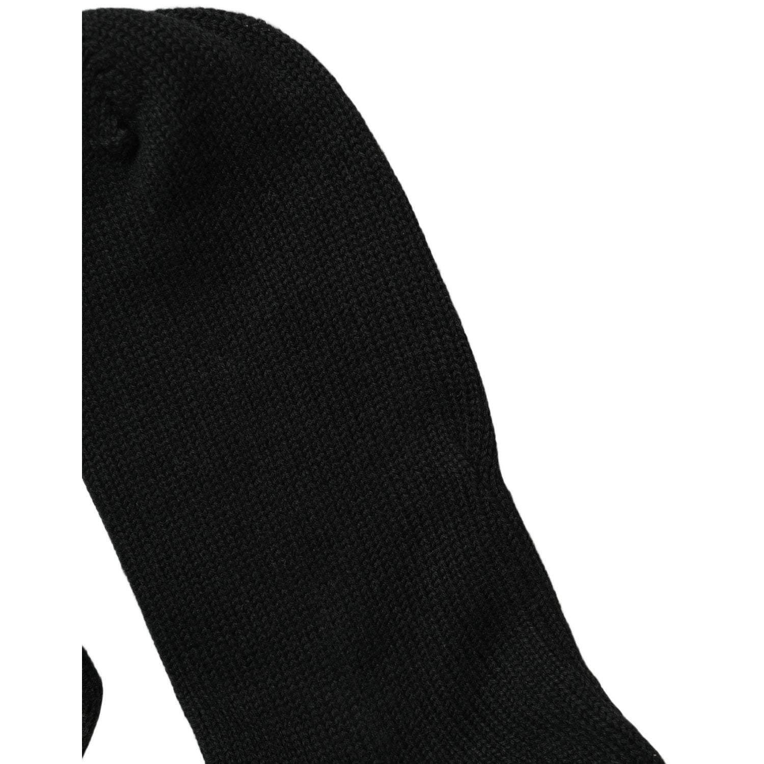 Dolce & Gabbana Black Sequin Cotton Knit Mid Calf Accessory Socks