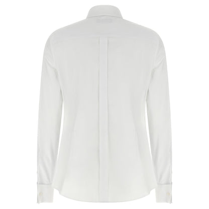 Dolce & Gabbana White Cotton Blouse
