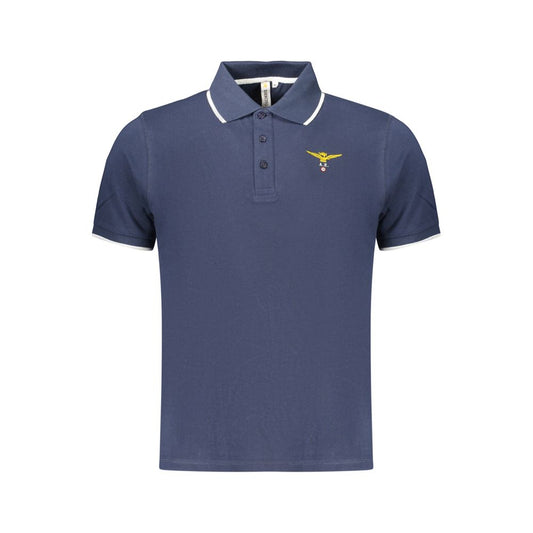 Accademia Militare Blue Cotton Men's Polo Shirt