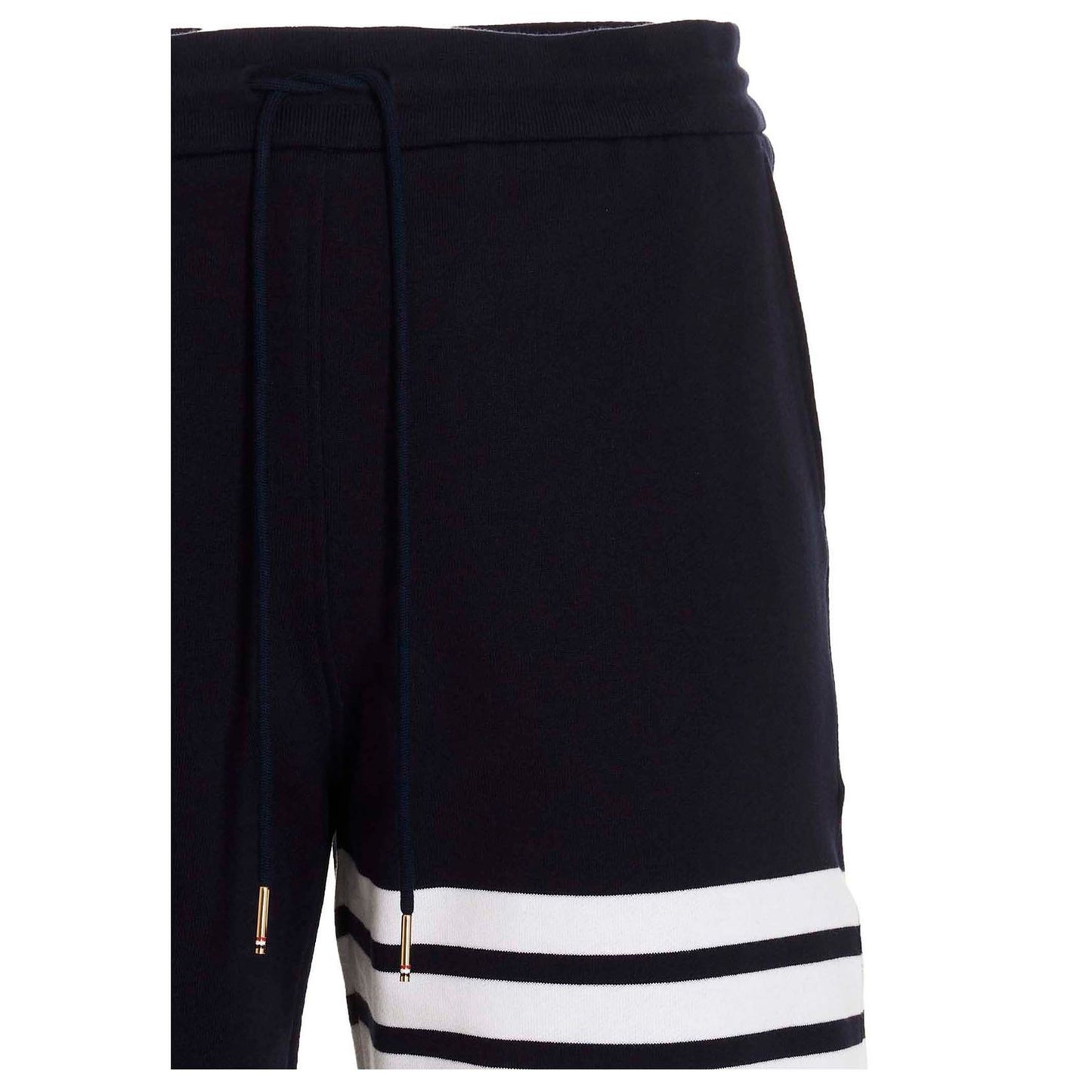 Thom Browne Blue Cotton Bermuda Shorts
