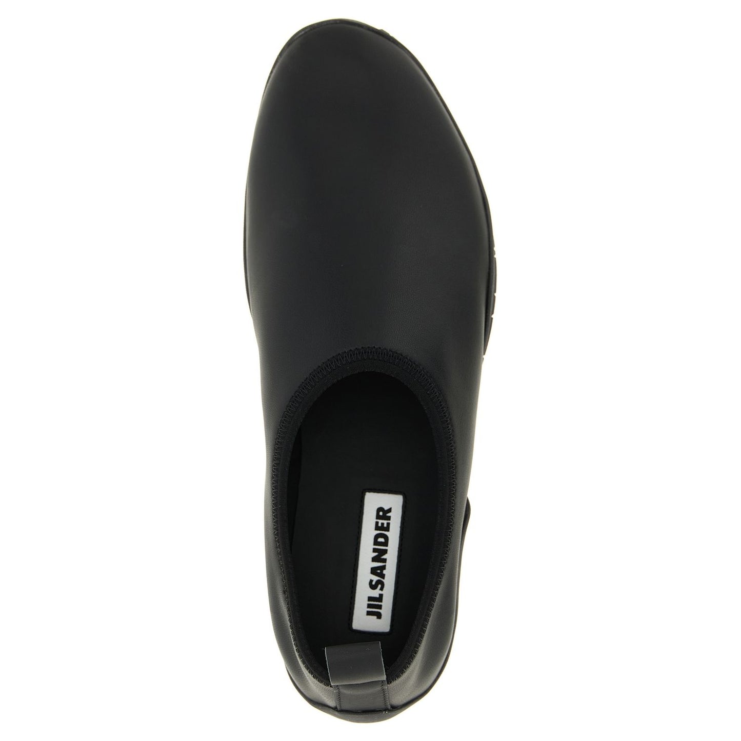 Jil Sander Black Polyethylene Flats