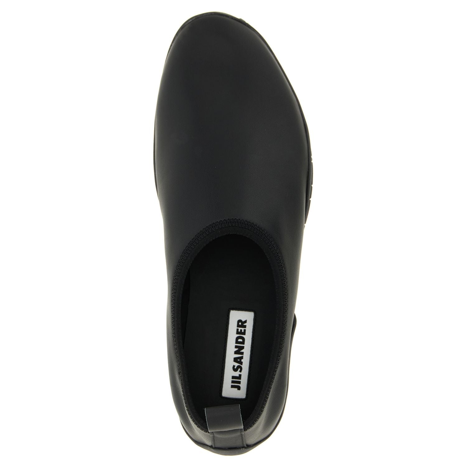 Jil Sander Black Polyethylene Flats