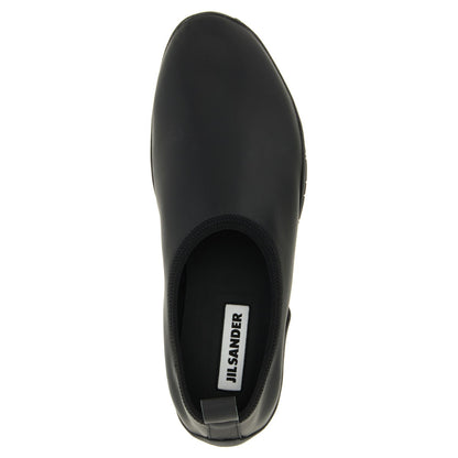Jil Sander Black Polyethylene Flats