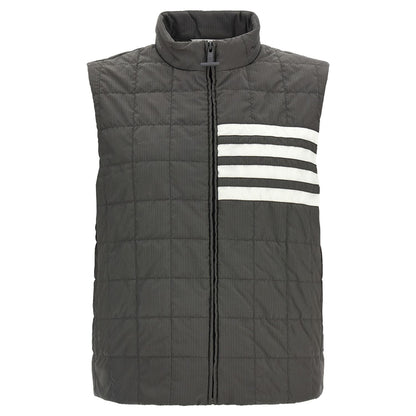 Thom Browne Gray Polyamide Sleeveless Jacket