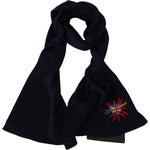 Dolce & Gabbana Elegant Virgin Wool Men's Scarf Wool Wrap Shawls Dolce & Gabbana Black